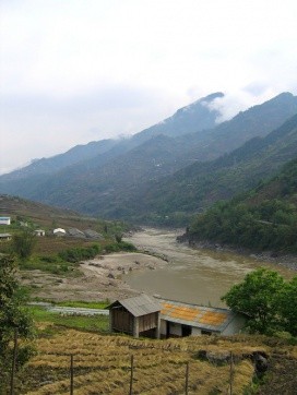 A village near Fugong that would be flooded if the Fugong Dam is built. Photo: International Rivers