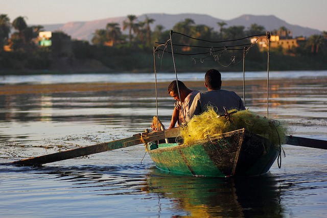 Fishermen in Luxor, Egypt. Photo: EmsiProduction on Flickr