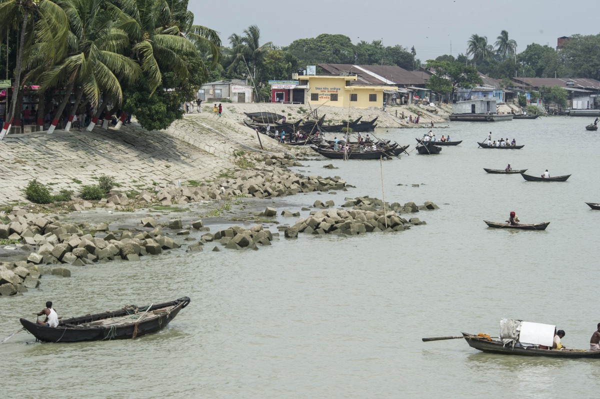 Fisherfolk along Meghna River, Bangladesh