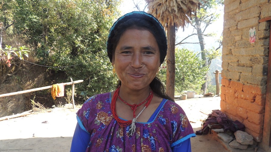 Farmer woman nepal