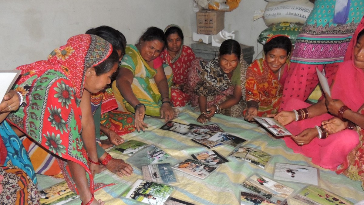 participants in Nepal sort out the division of labor by gender