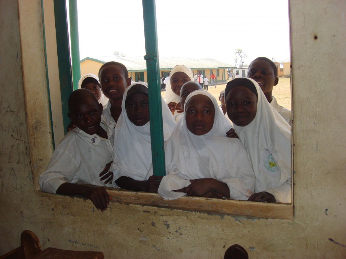 School children in rural Nigeria