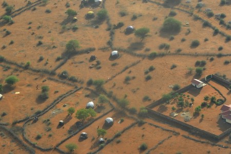 Outskirts of Wajir town, in northern Kenya.