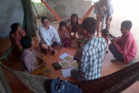 Experimental games in Cambodia.