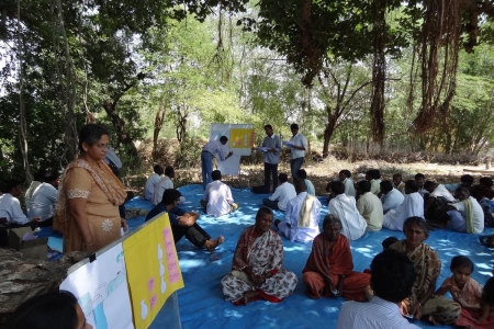 Simulating resource management through game play in India. 