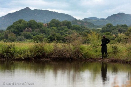 Fishing near a storage dam in Zimbabwe