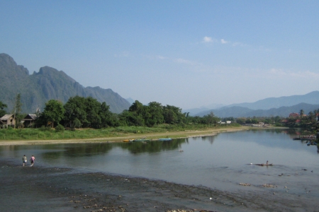 Laos' Nam Xong river (also spelled Nam Song).