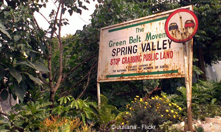 land grab sign board Nairobi - Juliana Flickr