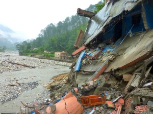 Flash floods in Uttarakhand, India