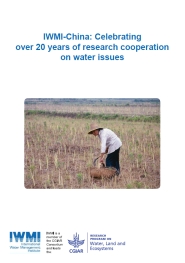 IWMI-China celebrating over 20 years of research cooperation on water issues