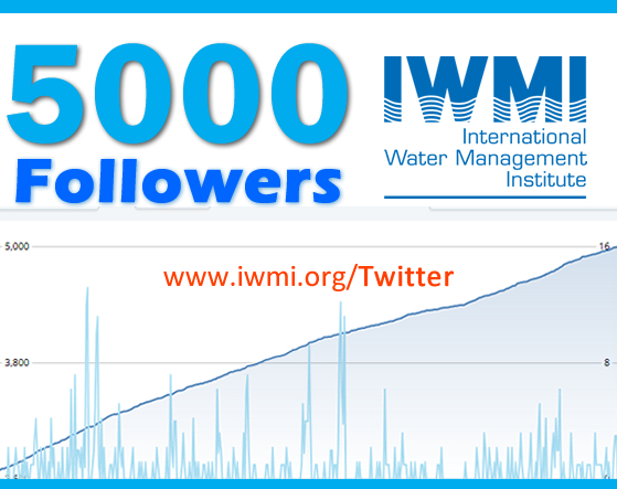 IWMI reaches 5000 followers on Twitter