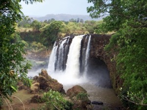 Blue Nile waterfall in Ethiopia 