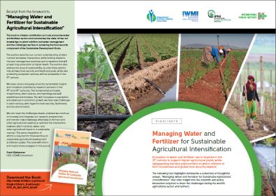 Managing Water and Fertilizer for Sustainable Agricultural Intensification Highlights – Spreads