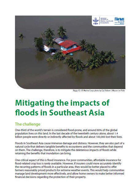 Mitigating the impacts of floods in Southeast Asia