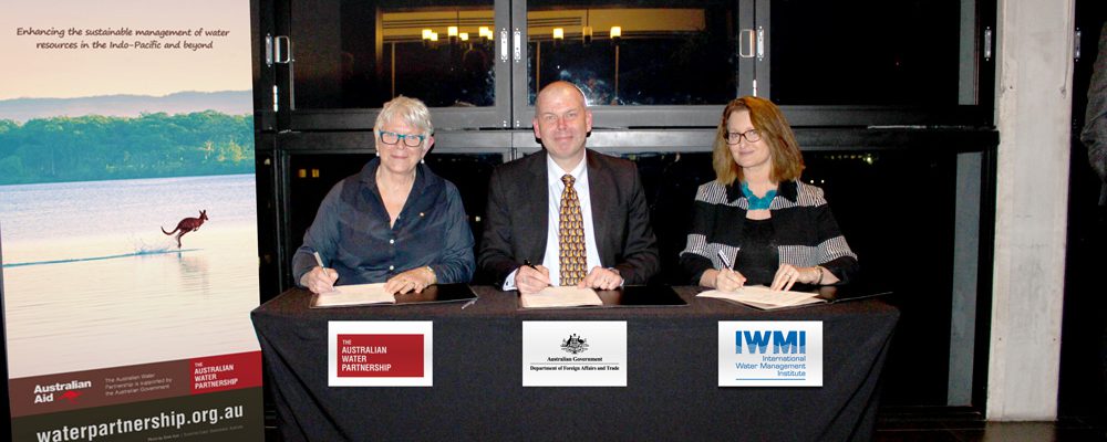 AWP and IWMI to collaborate on water management across the Asia-Pacific