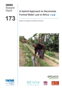 A hybrid approach to decolonize formal water law in Africa