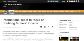 International meet to focus on doubling farmers' income
