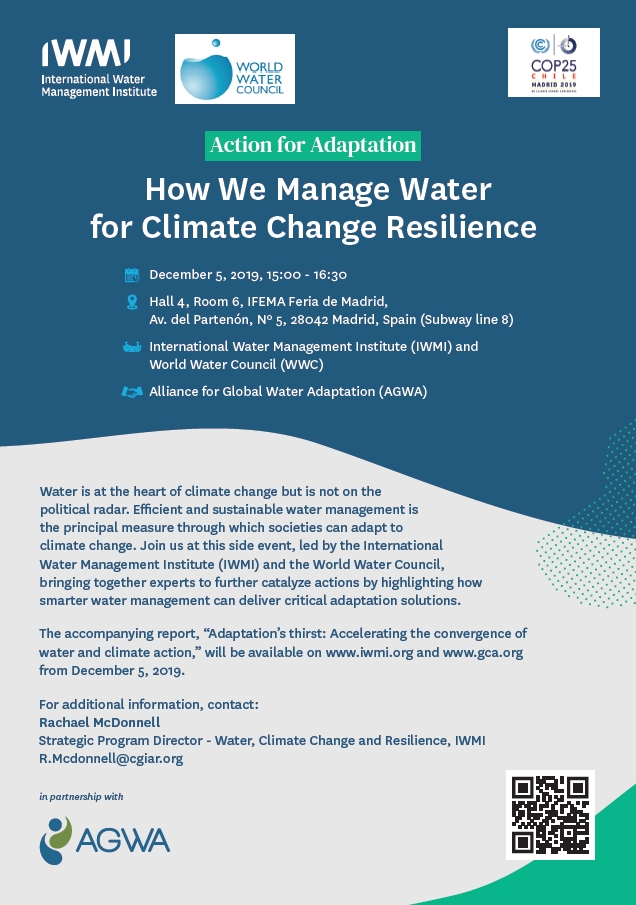 Action for Adaptation: How we manage water for climate change resilience