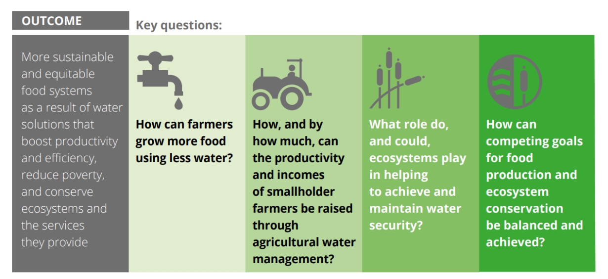 Water, food and ecosystems