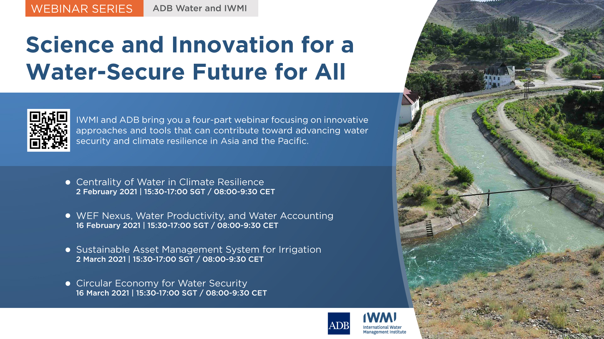 ADB Water Watch: Science and Innovation for a Water-Secure Future for All