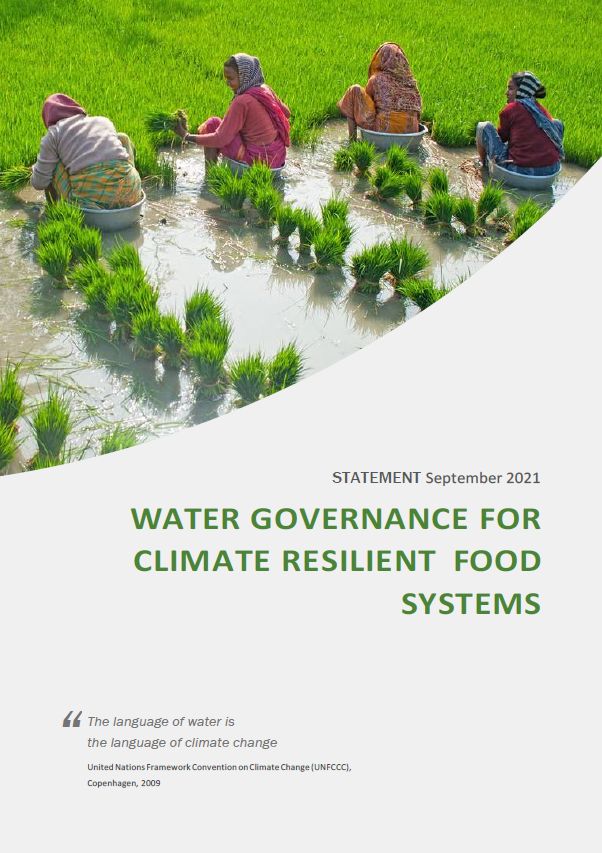 Water governance for climate resilient food systems