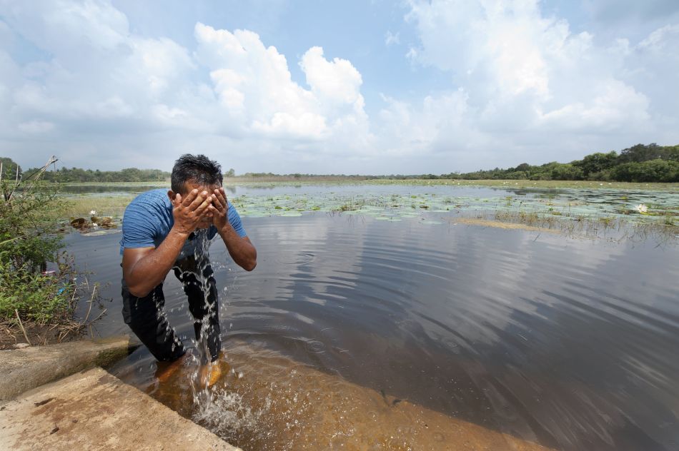 A small reservoir (water tank) in Sri Lanka. Photo: Hamish John Appleby / IWMI 