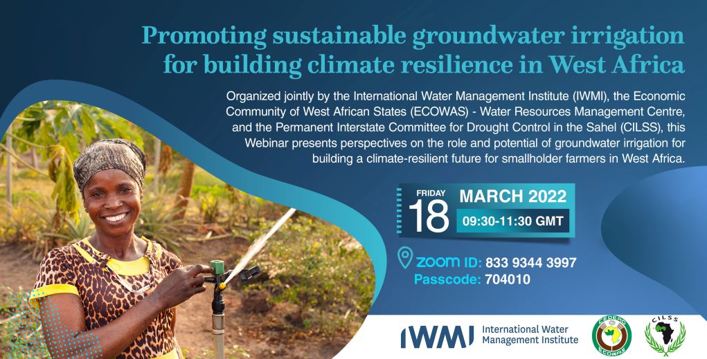 Promoting sustainable groundwater irrigation for building climate resilience in West Africa