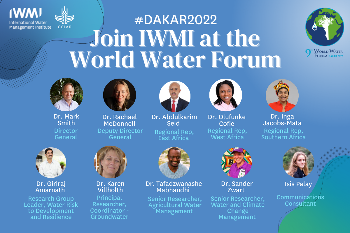 Join IWMI at the World Water Forum