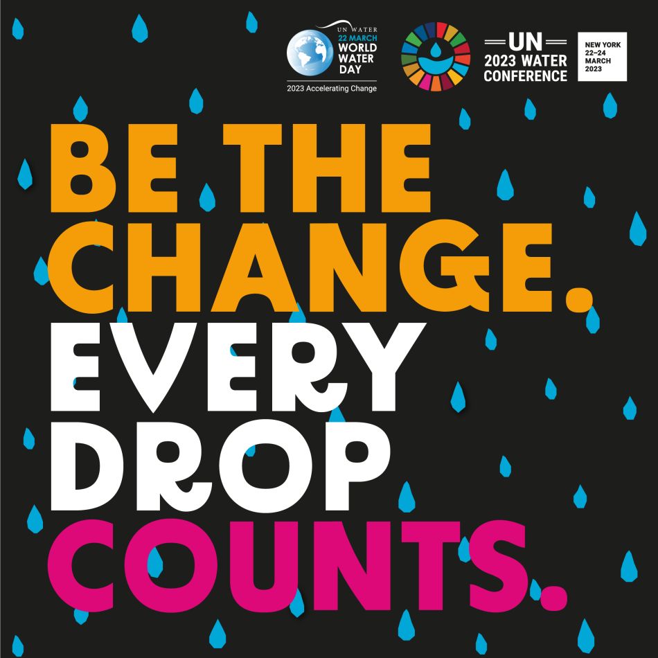 Be the change. Every drop counts.