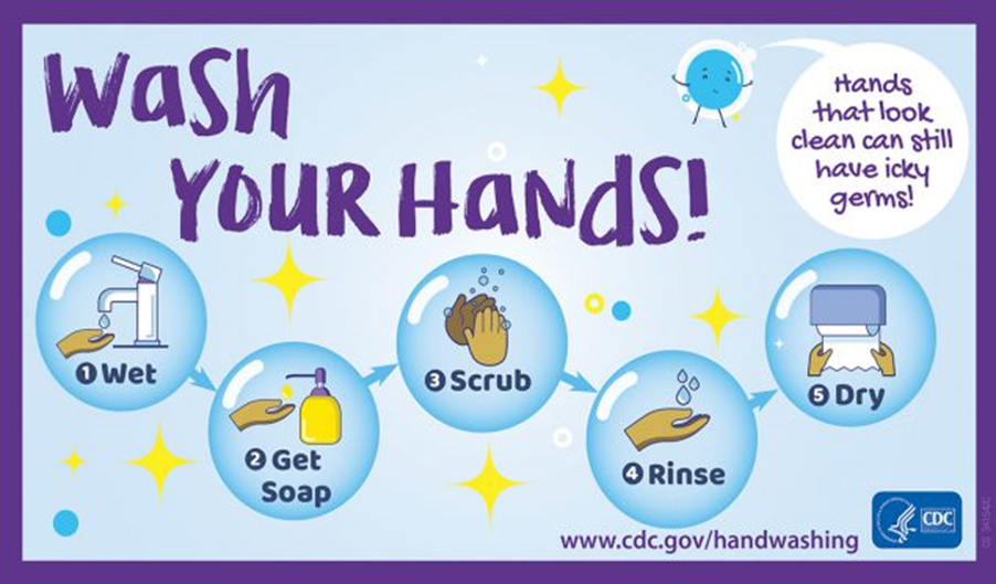 Effective procedures for handwashing are given as guidance from the Centers for Disease Control and Prevention (CDC). Photo: CDC