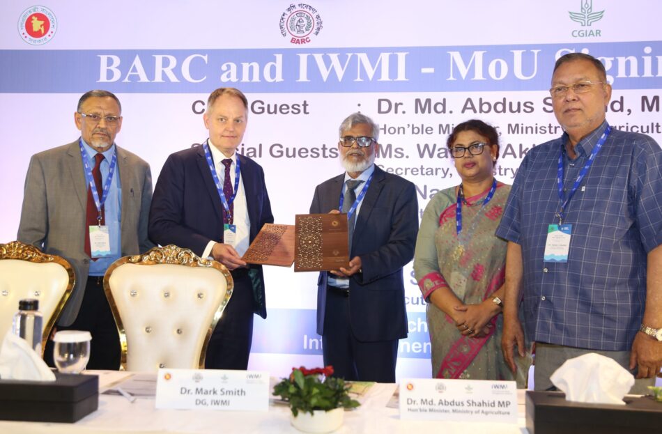 IWMI elevates research collaboration in Bangladesh