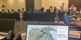 Participants collaborate to build a reliable scalable digital twin. Pretoria, South Africa. Photo: Gordon / River of Life
