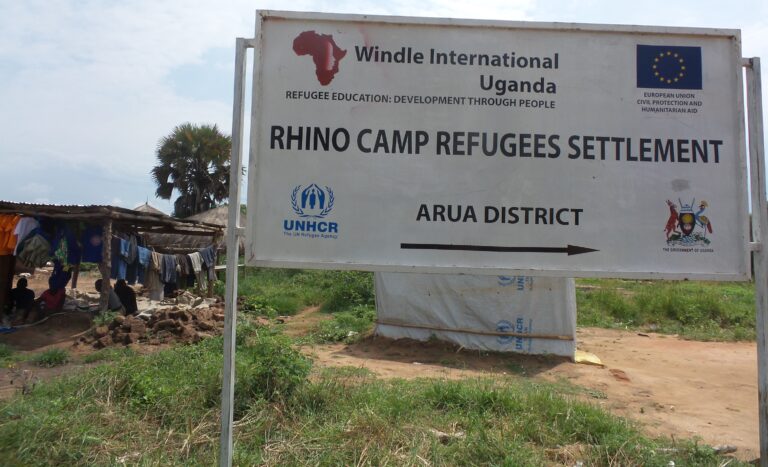 A refugee settlement in Uganda. Photo: IWMI